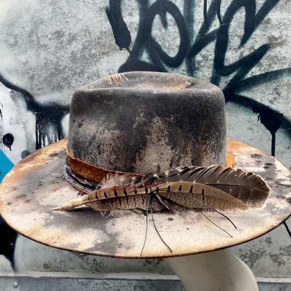 SOLD REBEL YELL Custom Dyed Festival Hat - Picture 15 of 17